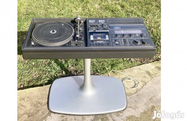 Space Age! Schneider TS 2050 HiFi állomás Dual 1256 lemezjátszóval