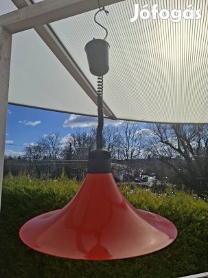 Space age nagyméretű fém lámpa