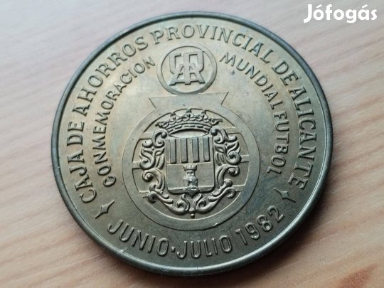 Spanyol 1982-es Futball VB Spanyol emlékérem ritka db