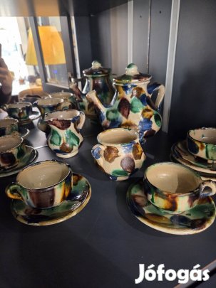 Spanyol kerámia teás szett