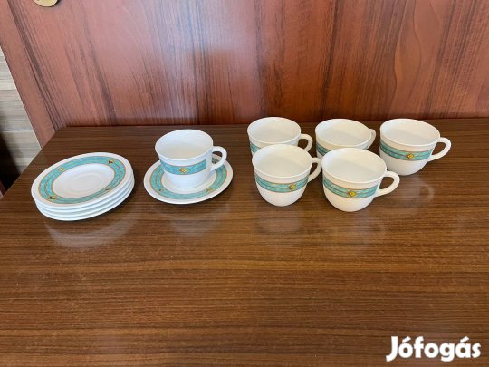 Spanyol porcelán cappuccinos készlet