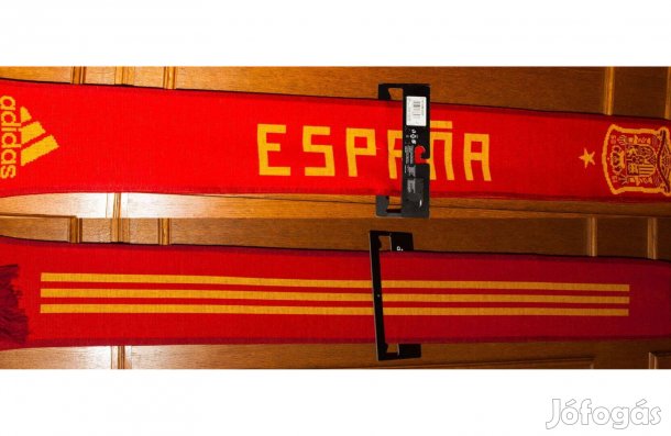Spanyol válogatott eredeti adidas piros sárga kötött sál