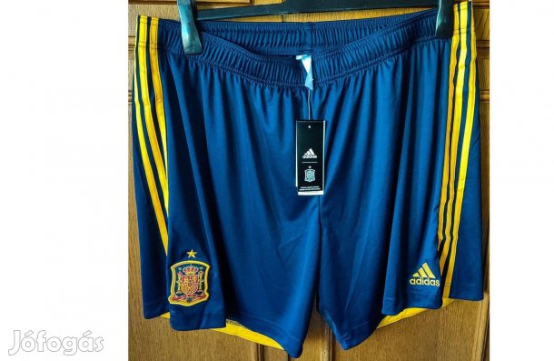 Spanyol válogatott eredeti adidas sötétkék rövid nadrág (3XL)