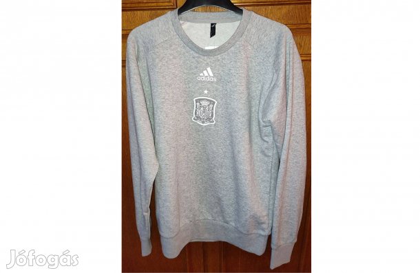 Spanyol válogatott eredeti szürke adidas pulóver (S)