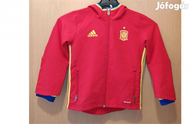 Spanyol válogatott piros eredeti adidas gyerek széldzseki (116)