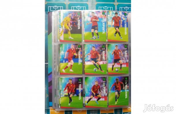 Spanyolország teljes szett Top Class 2024 focis kártya