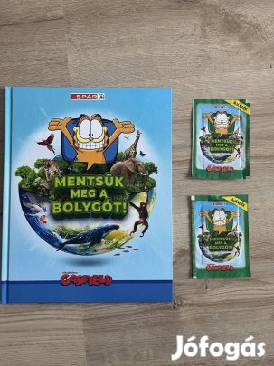 Spar/Garfield üres gyűjtő album +2cs matrica