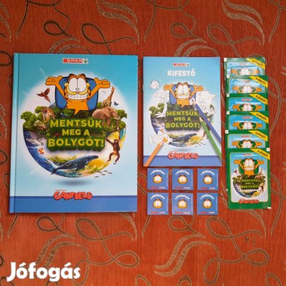 Spar Mentsük meg a bolygót! album, kifestő, matrica, hűségpont - új