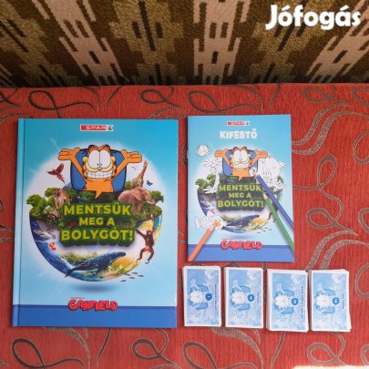 Spar Mentsük meg a bolygót! üres album + színező + 200 db matrica