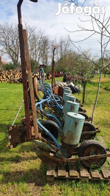 Spc 6 soros gumikerekes vetőgép eladó 