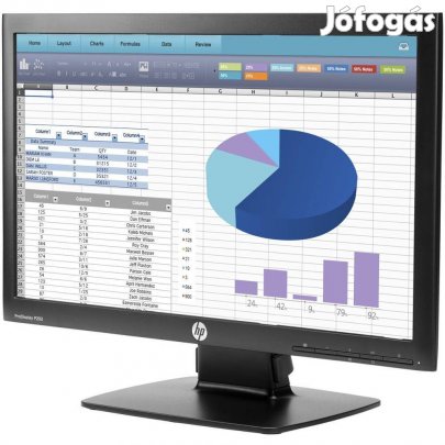 Spéci ajánlat! 20" HP Prodisplay P202 TN HD monitor, számla, gari
