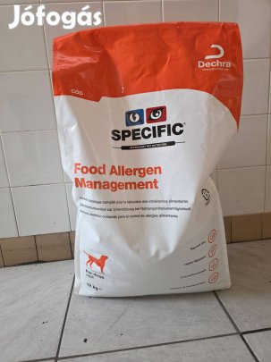 Specific food allergen management CDD kutyatáp