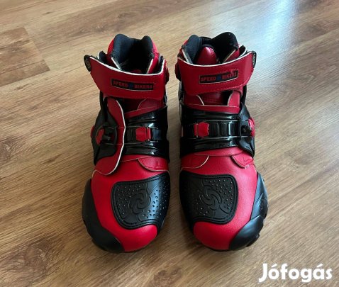 Speed Bikers motoros cipő , 42 - es lábra , Belső talphossz: 27 cm