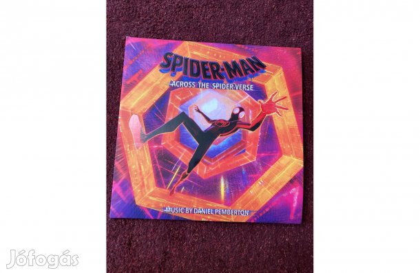 Spider-Man accross the Spiderverse vinyl lemez bakelit Pókember