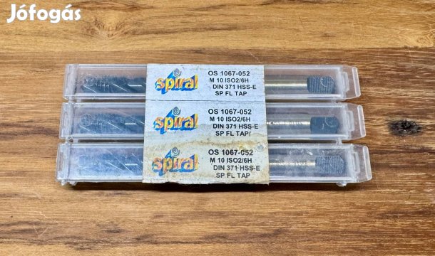 Spiral M10 1,5mm gépi menetfúró 3db