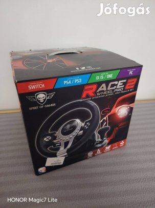 Spirit OF Gamer Race Wheel Pro 2 Kormány, Pc, konzol, kontroller