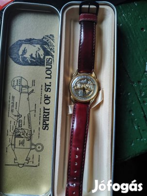 Spirit of St. Louis témájú emléktárgy óra eladó 
