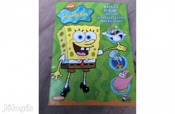 Spongyabob matrica gyűjtőalbum ,matricás album 8000 Ft