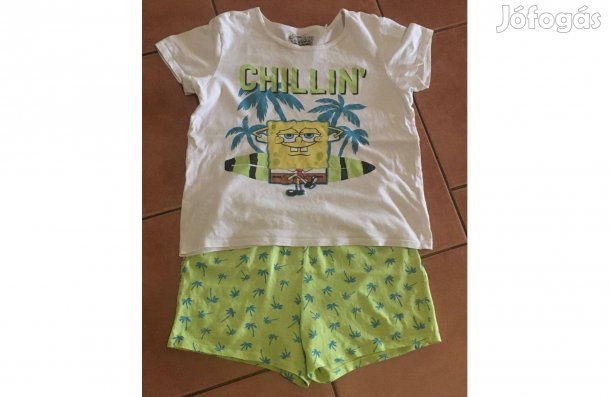 Spongyabob pizsama 128-134