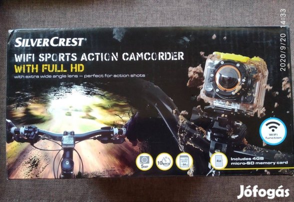 Sport ACTION videokamera És Fényképezőgép,HD 60 M Vizálló Bontatlan So