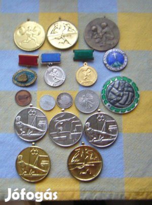 Sport medálok jelvények ritkák aUNC