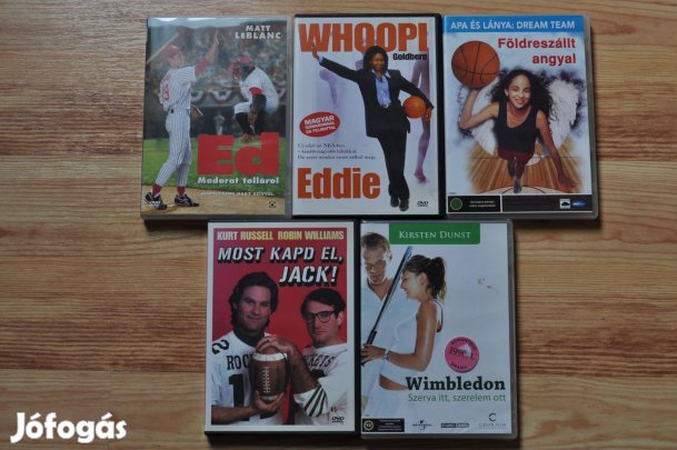 Sportfilmek DVD 5 Film - Most kapd el, Jack! Eddie, Wimbledon
