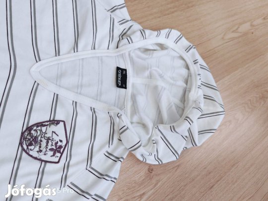 Sportos kapucnis pamut női puéóver XL