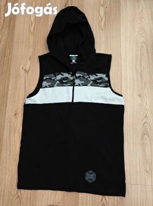 Sportos pamut férfi mellény