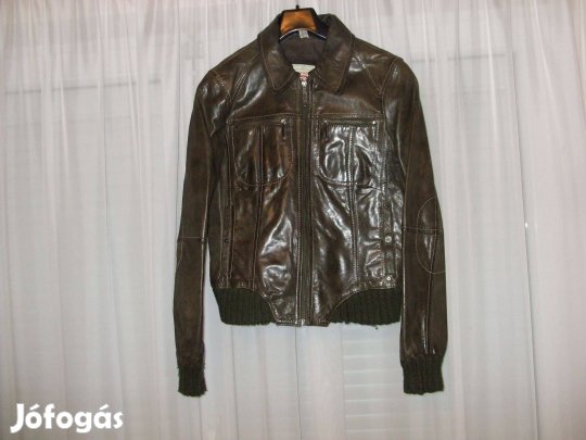 Sportosan vagány női bőr kabát bőrdzseki C&A