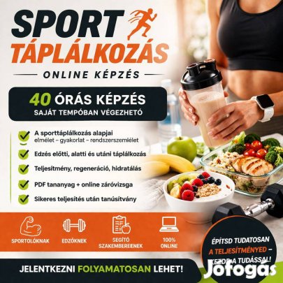 Sporttáplálkozás online képzés