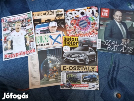 Sportújságok csomagban