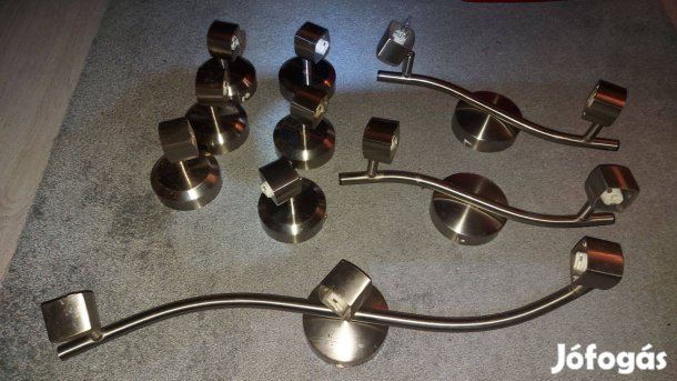 Spot lámpa inox hármas fej 3400Ft Veszprém akár ingyen szállítással