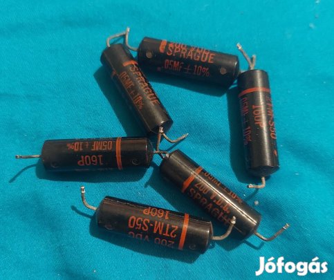 Sprague Black Beauty  kondenzátor gitár csöves erősítő elektroncső