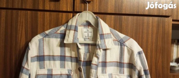 Springfield kék-fehér kockás flanel ing