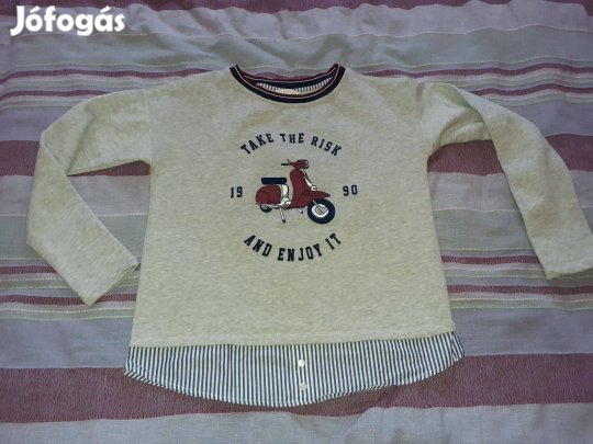 Springfield női csinos vidám pulóver S-es, új