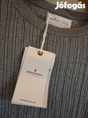 Springfield női új cimkés ezüst pulóver