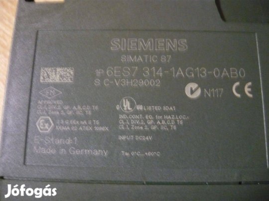 Sps központi modul Siemens