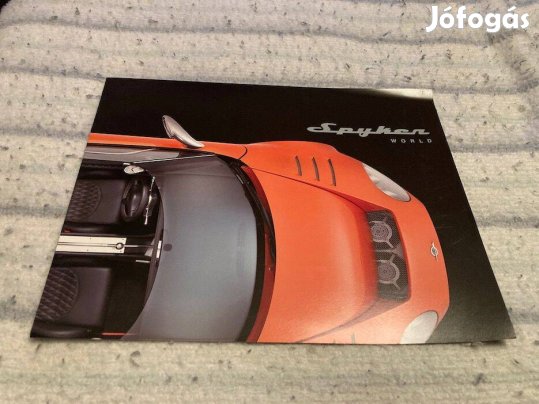 Spyker prospektus, katalógus