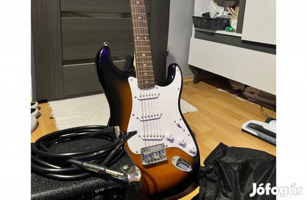 Squier Stratocaster gitár +tok