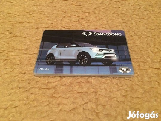 Ssangyong Tivoli kártya, lap USB pendrive 4 GB