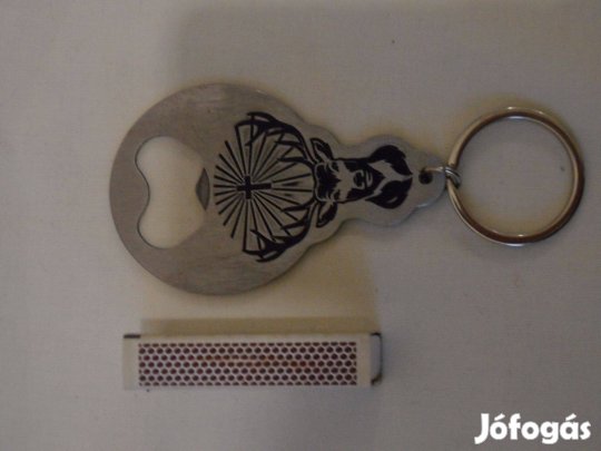 St. Hubertus fém kulcstartó