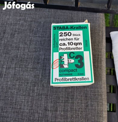 Staba-Krallen C3 lambéria rögzítő kapocs (kb 250 db) Debrecen