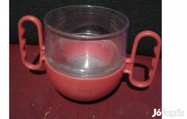 Stabil műanyag bögre, gyerek pohár