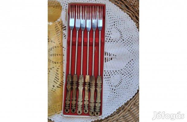 Stainless Solingen fanyelű fondü villa 6 db