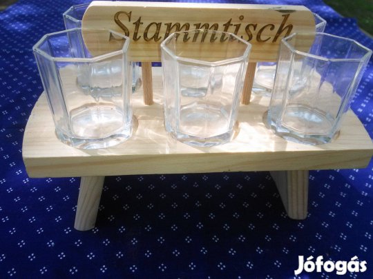 Stampedlis stoki pálinkás kínáló poharak