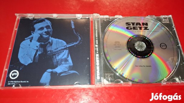 Stan Getz A musical Biography Cd 1996 Jazz