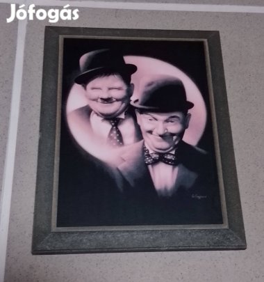 Stan és Pan számozott fali kép