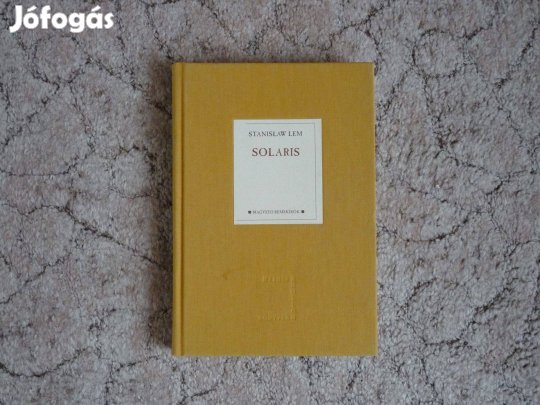 Stanislaw Lem Solaris könyv - különleges kiadás!
