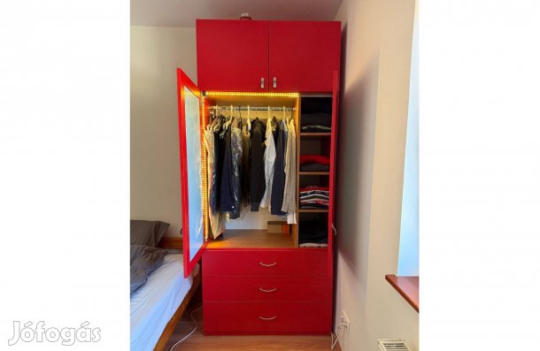 Stanley ruhásszekrény 100x220 cm