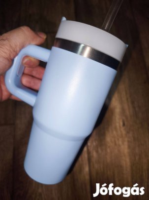 Stanley stílusú mini termosz hőtartó pohár tumbler - 400ml